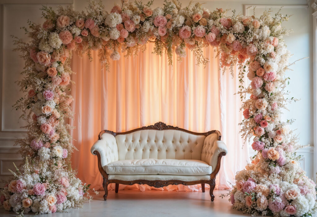 elegant wedding set up